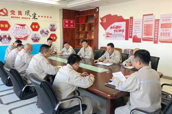 大唐淮北发电厂开展“冲刺四季度，夺取双胜利”主题党日活动