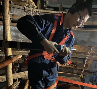 国网刘家峡水电厂4号机组中心测定工作圆满完成